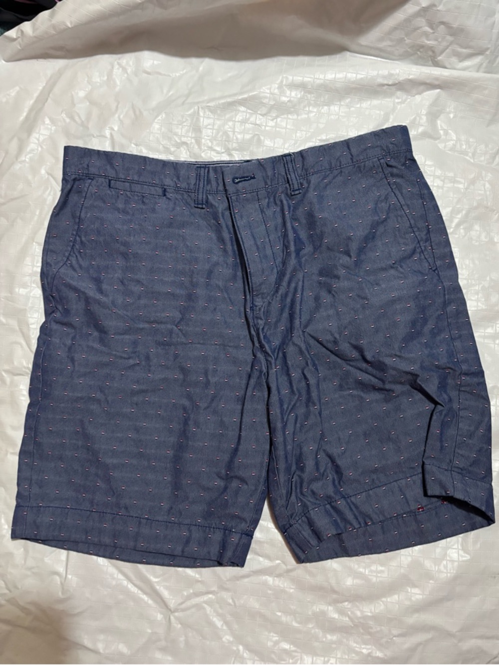Tommy Hilfiger Navy Micro-Dot Flat Front Shorts